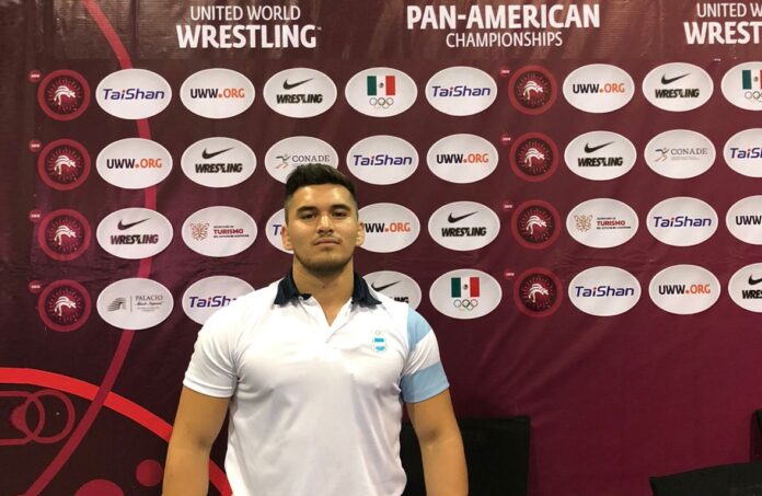 Histórica participación del luchador fueguino Horacio Miranda quien finalizó 5to. en el Campeonato Panamericano Senior Acapulco 2022